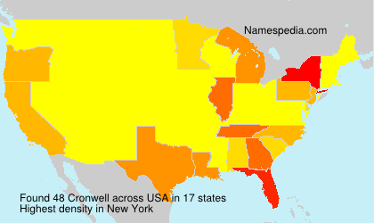 Surname Cronwell in USA Surname Cronwell in USA