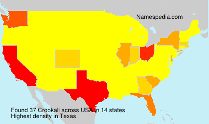 Surname Crookall in USA Surname Crookall in USA