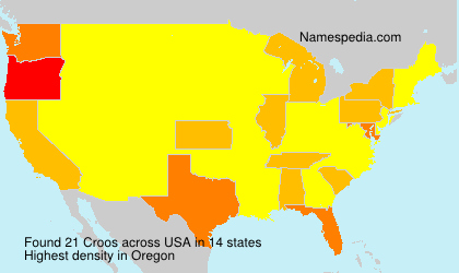 Surname Croos in USA