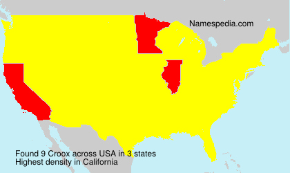 Surname Croox in USA Surname Croox in USA