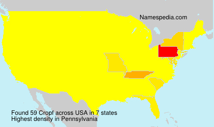 Surname Cropf in USA Surname Cropf in USA
