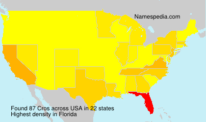 Surname Cros in USA Surname Cros in USA