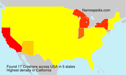 Surname Croshere in USA Surname Croshere in USA