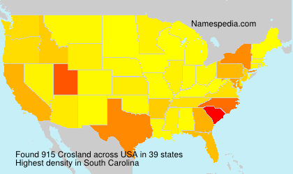 Surname Crosland in USA Surname Crosland in USA