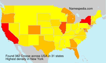 Surname Crosse in USA Surname Crosse in USA