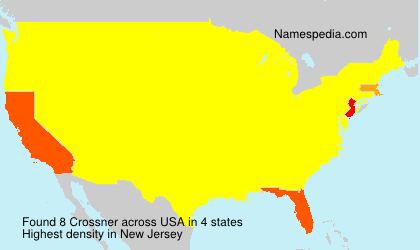 Surname Crossner in USA Surname Crossner in USA