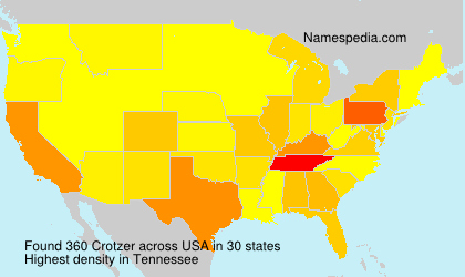 Surname Crotzer in USA Surname Crotzer in USA