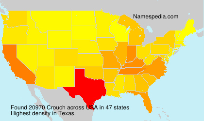 Surname Crouch in USA Surname Crouch in USA