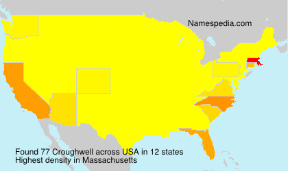 Surname Croughwell in USA Surname Croughwell in USA