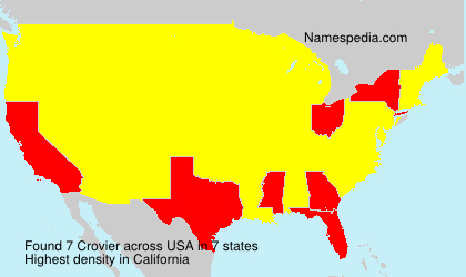 Surname Crovier in USA Surname Crovier in USA