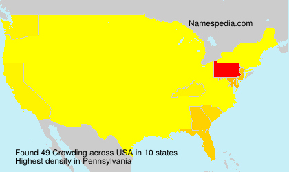 Surname Crowding in USA Surname Crowding in USA
