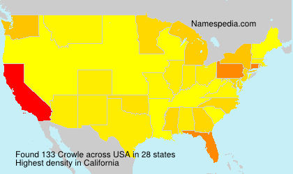 Surname Crowle in USA Surname Crowle in USA