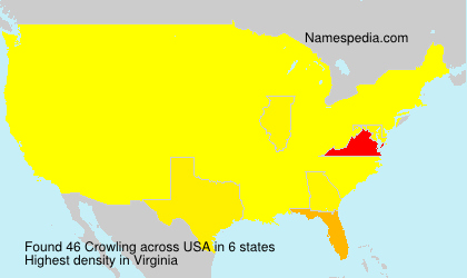 Surname Crowling in USA Surname Crowling in USA