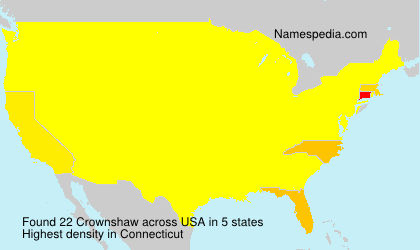 Surname Crownshaw in USA Surname Crownshaw in USA