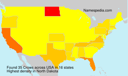 Surname Crows in USA Surname Crows in USA