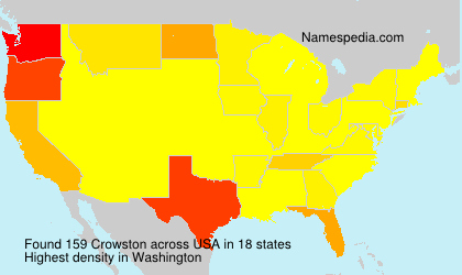 Surname Crowston in USA Surname Crowston in USA