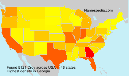 Surname Croy in USA Surname Croy in USA