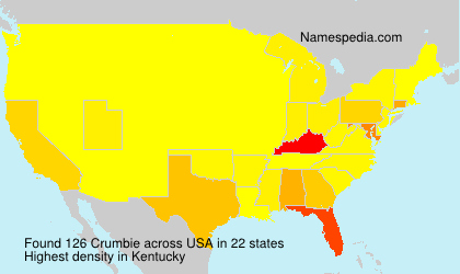 Surname Crumbie in USA Surname Crumbie in USA