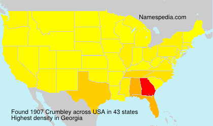 Surname Crumbley in USA Surname Crumbley in USA