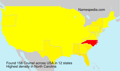 Surname Crumel in USA Surname Crumel in USA
