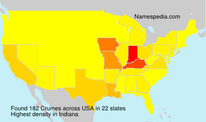 Surname Crumes in USA Surname Crumes in USA
