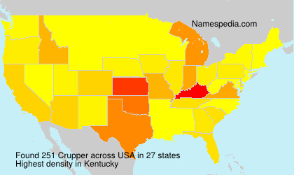 Surname Crupper in USA Surname Crupper in USA