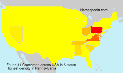 Surname Crutchman in USA Surname Crutchman in USA