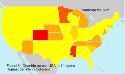Surname Crymble in USA Surname Crymble in USA