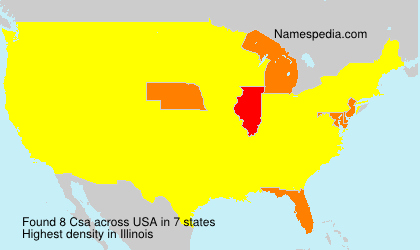 Surname Csa in USA Surname Csa in USA