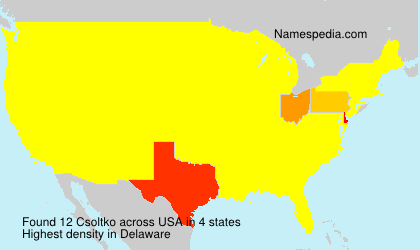 Surname Csoltko in USA Surname Csoltko in USA