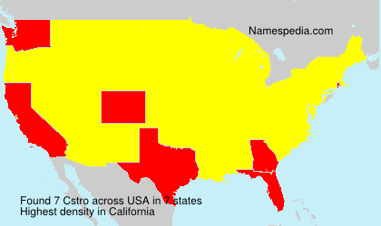 Surname Cstro in USA Surname Cstro in USA