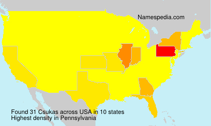 Surname Csukas in USA Surname Csukas in USA