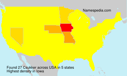 Surname Csukker in USA Surname Csukker in USA