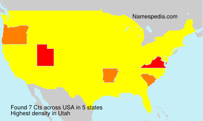 Surname Cts in USA Surname Cts in USA