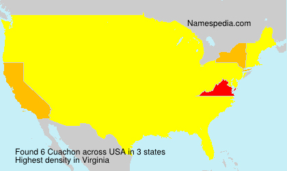 Surname Cuachon in USA Surname Cuachon in USA
