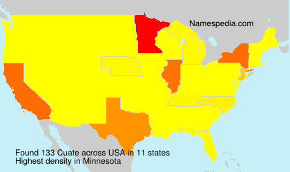 Surname Cuate in USA Surname Cuate in USA