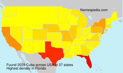 Surname Cuba in USA Surname Cuba in USA