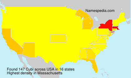 Surname Cubi in USA Surname Cubi in USA