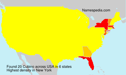 Surname Cubino in USA Surname Cubino in USA