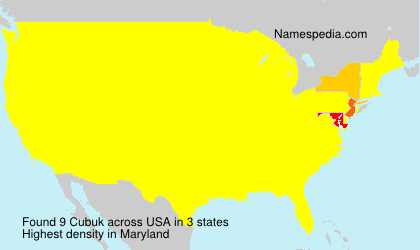 Surname Cubuk in USA Surname Cubuk in USA