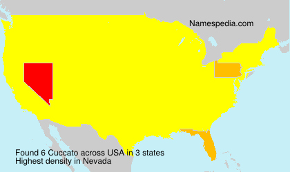 Surname Cuccato in USA Surname Cuccato in USA