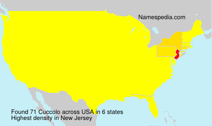 Surname Cuccolo in USA Surname Cuccolo in USA