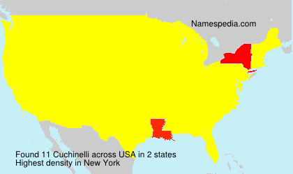 Surname Cuchinelli in USA Surname Cuchinelli in USA