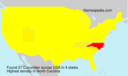 Surname Cucumber in USA Surname Cucumber in USA