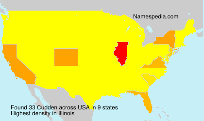 Surname Cudden in USA Surname Cudden in USA