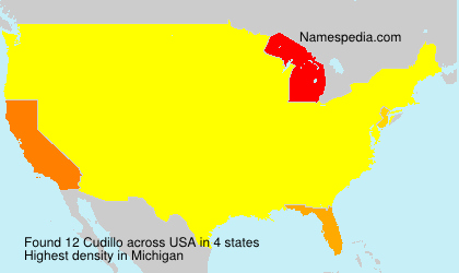 Surname Cudillo in USA Surname Cudillo in USA
