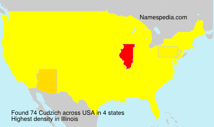 Surname Cudzich in USA Surname Cudzich in USA