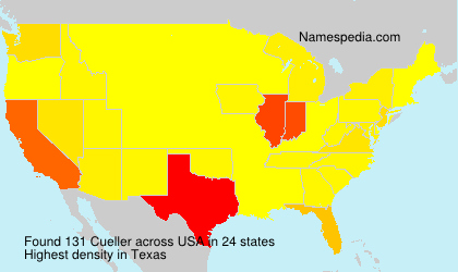 Surname Cueller in USA Surname Cueller in USA