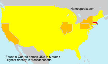 Surname Cuerda in USA Surname Cuerda in USA