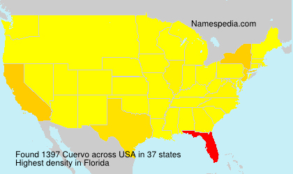 Surname Cuervo in USA Surname Cuervo in USA